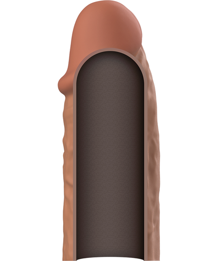 VIRILXL - LIQUID SILICONE V3 BROWN PENIS EXTENSION