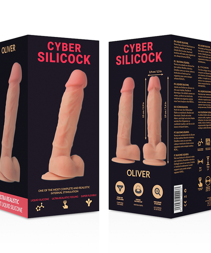Cyber Silicock – Strap – On Liquid Silicone Oliver With 3 Rings Free 19 Cm – O – 3.9 Cm
