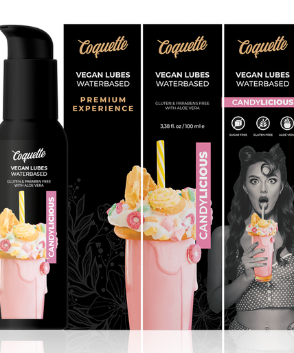 COQUETTE CHIC DESIRE - PREMIUM EXPERIENCE 100ML VEGAN LUBES CANDYLICIOUS