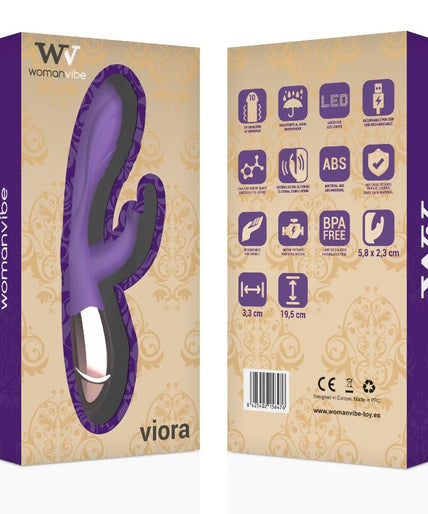 WOMANVIBE - VIORA SILICONE RECHARGEABLE VIBRATOR