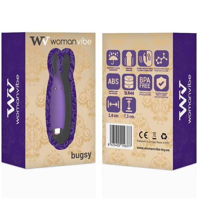 Womanvibe – Bugsy siliconen konijnstimulator