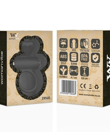 WOMANVIBE - ZEUS SILICONE VIBRATOR RING