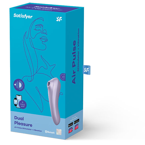 Satisfyer – Dual Pleasure Luchtdruk Vibrator Mauve