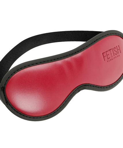 FETISH SUBMISSIVE DARK ROOM - VEGAN LEATHER MASK WITH NEOPRENE LINING