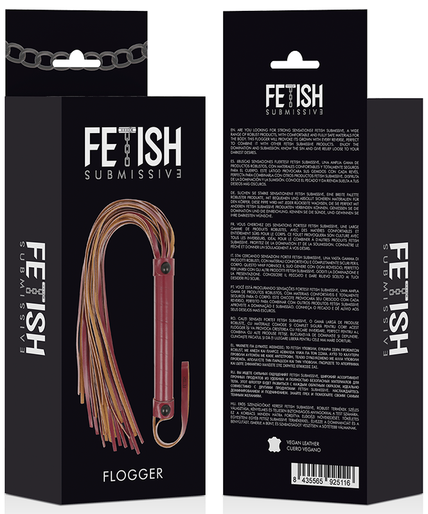 FETISH SUBMISSIVE DARK ROOM - VEGAN LEATHER WHIP
