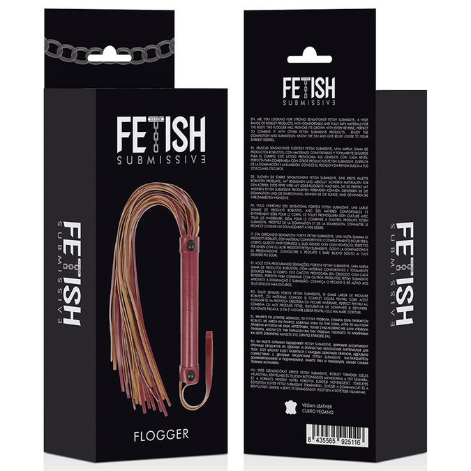 Fetish Submissive Dark Room – Vegan Leather Whip