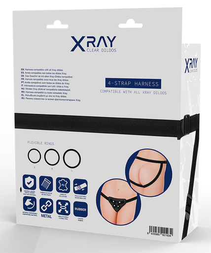 X RAY - HARNESS WITH SILICONE RINGS
