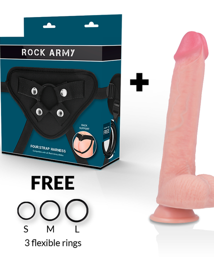 ROCKARMY - ARN S + LIQUID SILICONE DILDO PREMIUM KINGCOBRA 24 CM -O- 4.77 CM