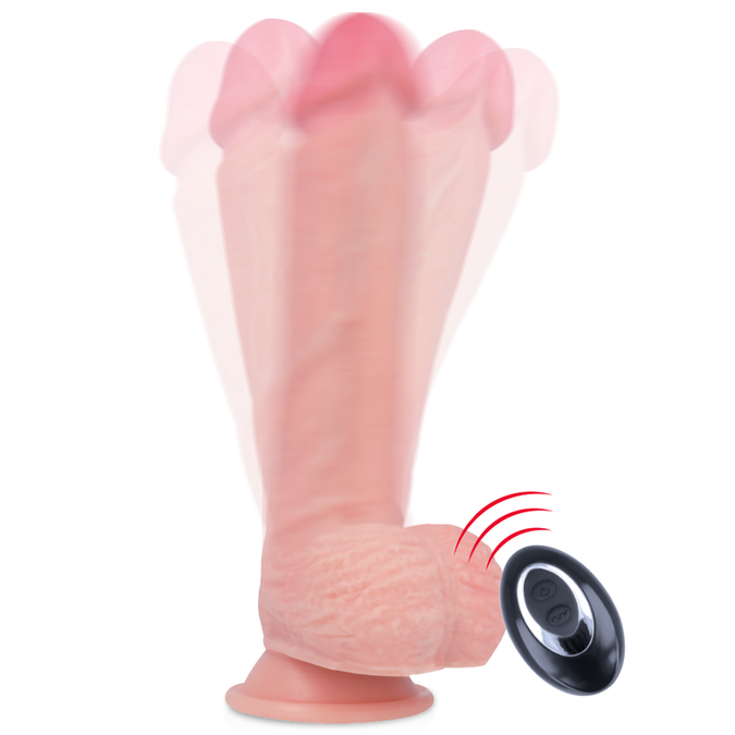 ROCKARMY - HARNAS + VLOEIBARE SILICONEN VIBRATOR PREMIUM APACHE AFSTANDSBEDIENING 20,5 CM -O- 4,62 CM