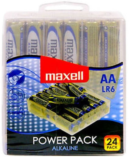 Maxell – Alkaline batterij AA LR6 verpakking * 24 batterijen