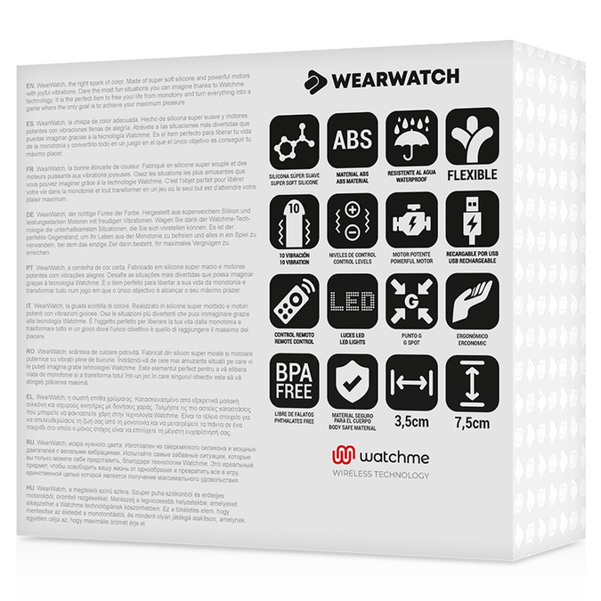 WEARWATCH - EGG AFSTANDSBEDIENING TECHNOLOGIE WATCHME ZEEWATER