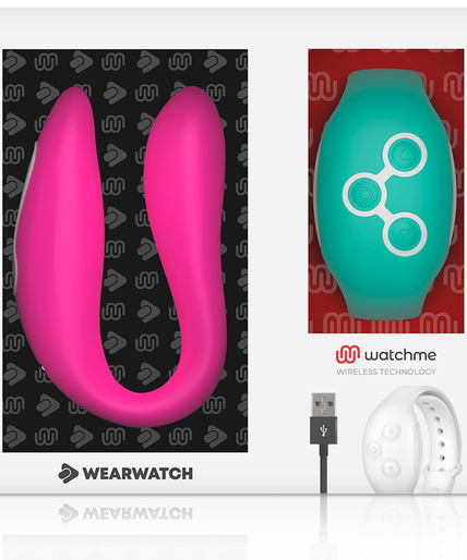 WEARWATCH - DUAL TECHNOLOGY WATCHME VIBRATOR FUCHSIA / SEAWATER