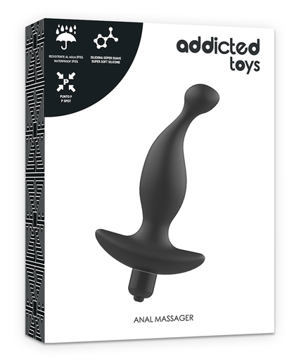 Addicted Toys – Anal Massager with Vibration Model 1 – Black