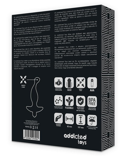 Addicted Toys – Anal Massager with Vibration Model 1 – Black