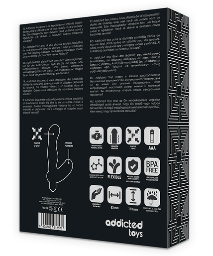 Addicted Toys – P-Spot Vibe Siliconen Prostaat Anale Stimulator