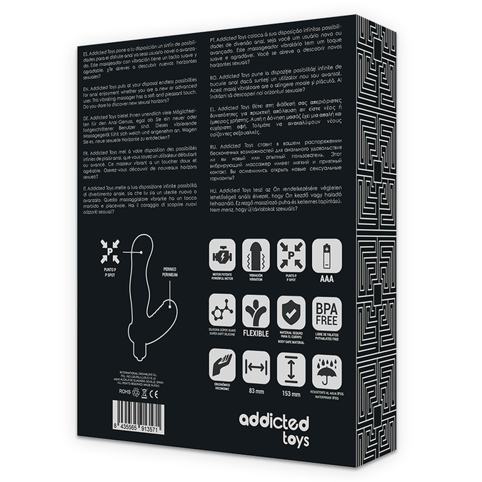 Addicted Toys – P-Spot Vibe Silikon Prostata Anal Stimulator