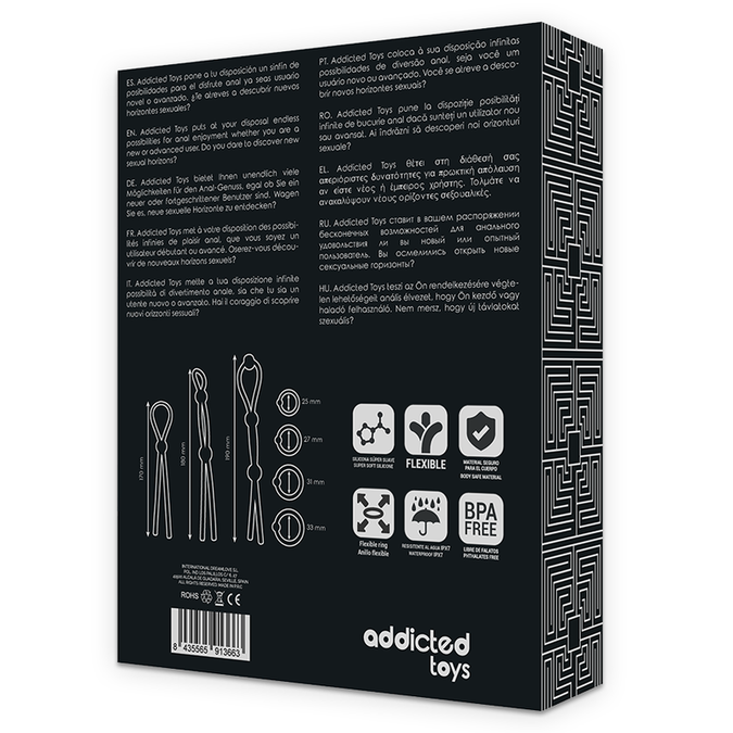 Addicted Toys – Flexible Silicone Cock Ring Set 7 Pieces