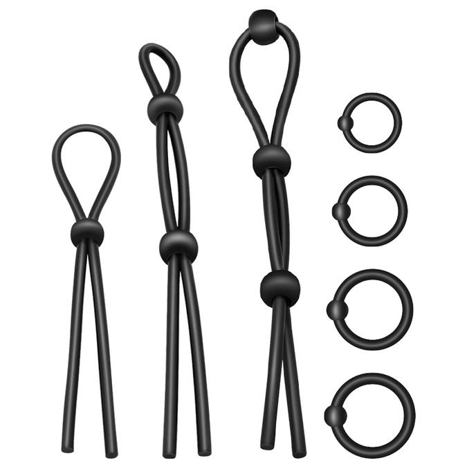 Addicted Toys – Flexible Silicone Cock Ring Set 7 Pieces