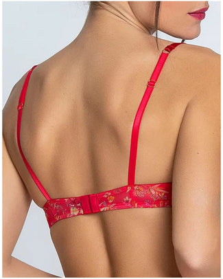 Lise Charmel Balconette Bra Foret Rubis (Beautiful ruby red) - Pleasurements