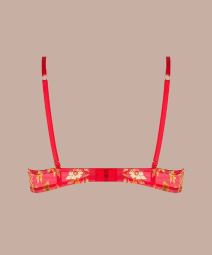 Lise Charmel Balconette Bra Foret Rubis (Beautiful ruby red) - Pleasurements