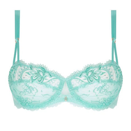 Lise Charmel Balconette Bra Princesse Iris in Aqua