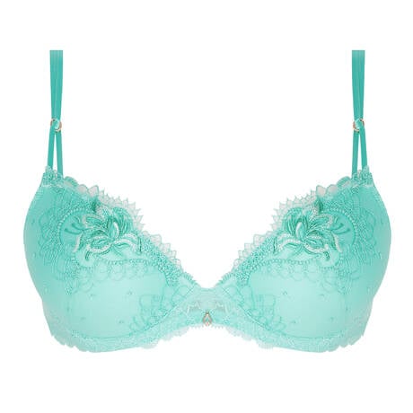Lise Charmel Push - up Bra Princesse Iris in Aqua - Pleasurements