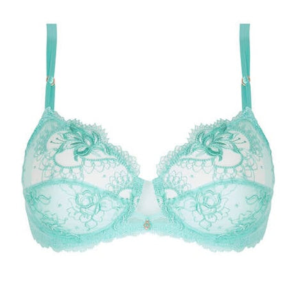 Lise Charmel Wired Bra Princesse Iris in Aqua - Pleasurements