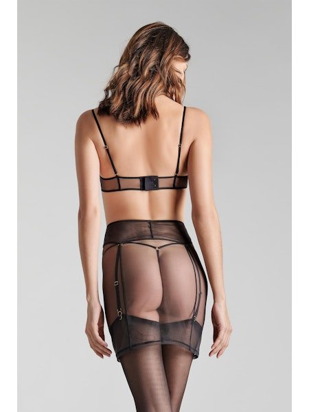 Maison Close L'Amoureuse Corset Bra Black Dahlia - Pleasurements