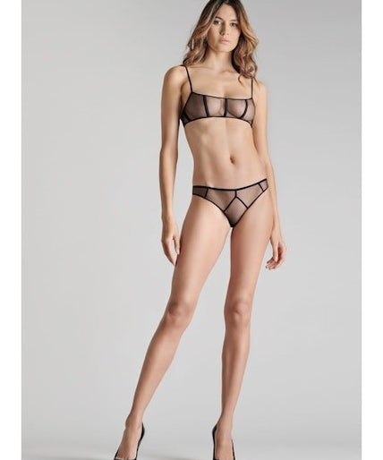 Maison Close L'Amoureuse Corset Bra Black Dahlia - Pleasurements