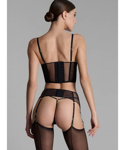 Maison Close L'Amoureuse Garter Belt Black Dahlia - Pleasurements