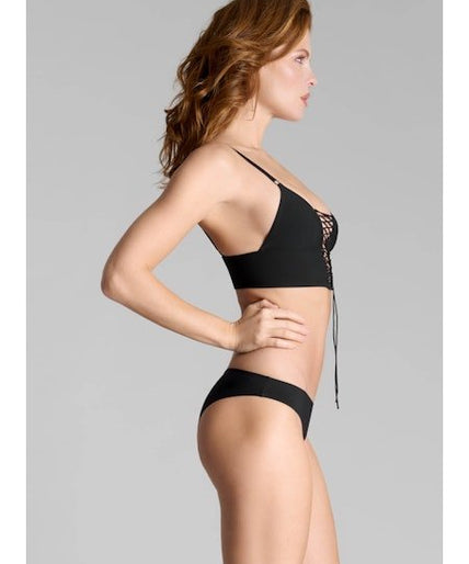 Maison Close Nuit Infinie Brief in Black - Pleasurements