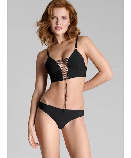 Maison Close Nuit Infinie Brief in Black - Pleasurements