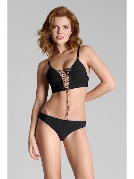 Maison Close Nuit Infinie Brief in Black - Pleasurements