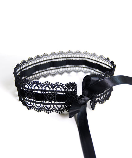 Mondin Velvet & Lace Mix Black – Exclusive Neck Jewelry