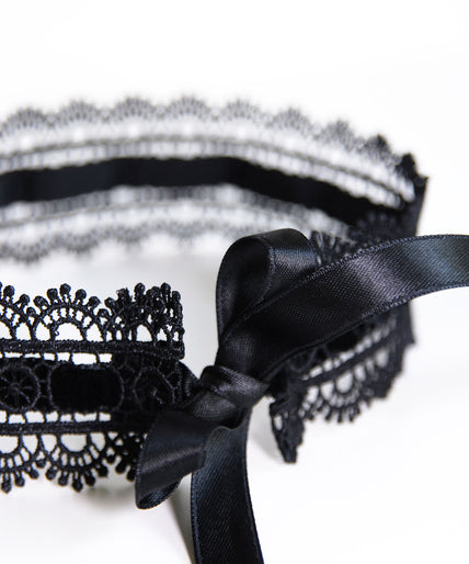 Mondin Velvet & Lace Mix Black – Exclusive Neck Jewelry