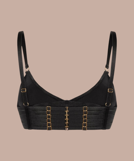 Pleasurements Bar - Tender Balconette Bra Black - Pleasurements