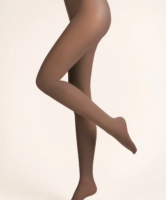 Gabriella Hold ups Stockings 15 den Plus Size Choco