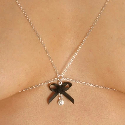 Satin Night Bra Juweel Zilver
