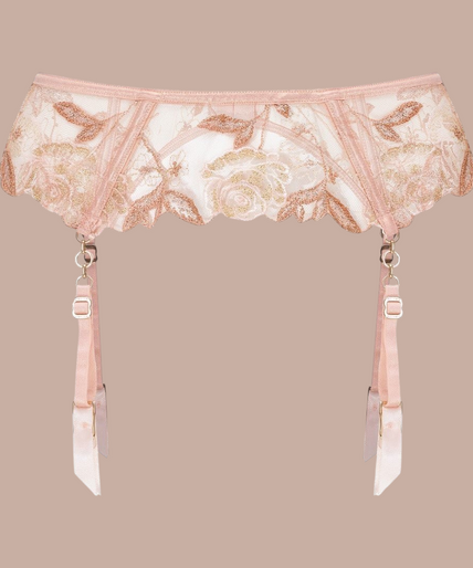 Shikkosa Illusion Suspender in Soft Peachy - Pleasurements