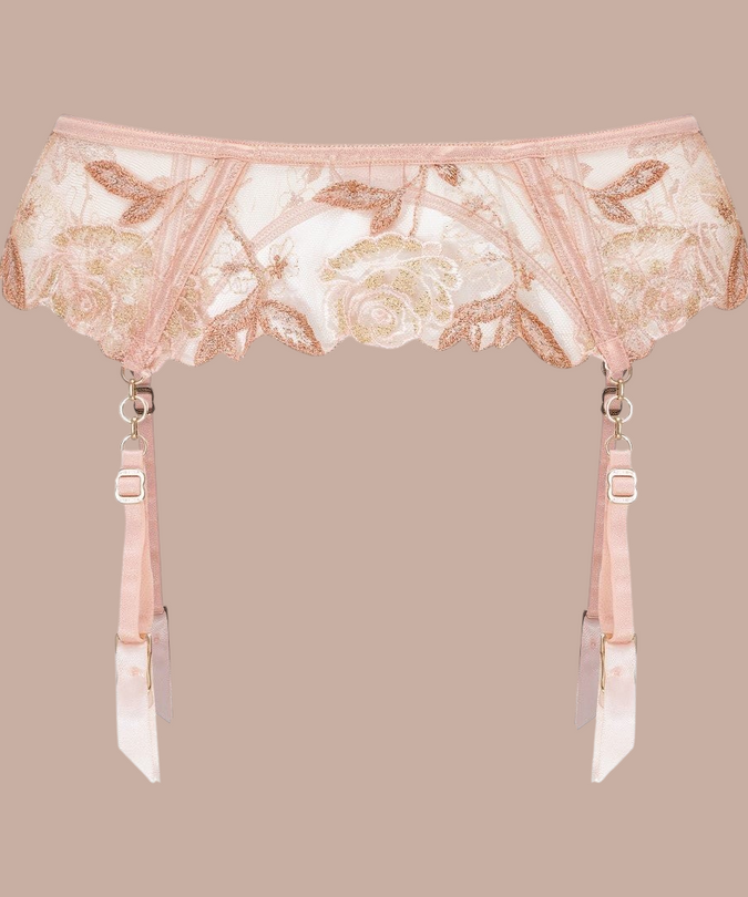 Shikkosa Illusion Suspender in Soft Peachy - Pleasurements