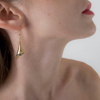 Sylvie Monthulé Arum Design Earrings Gold - Pleasurements