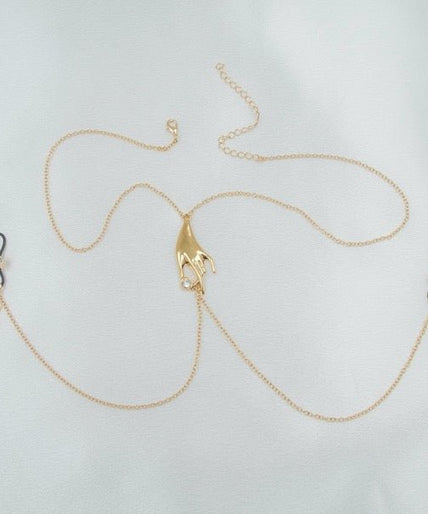 Sylvie Monthulé Breast Collar Secret Caress Design Gold - Pleasurements