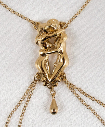 Sylvie Monthulé Breast Necklace The Lovers Design Gold - Pleasurements