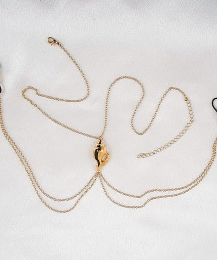 Sylvie Monthulé Breast Ocean of Caresses Necklace Design Gold - Pleasurements