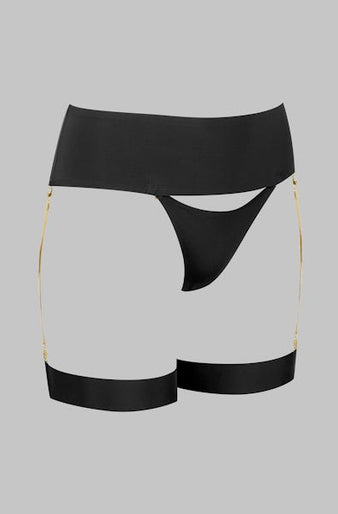 Maison Close – Tapage Nocturne Open Suspender Bodysuit – Zwart