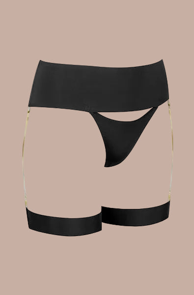 Maison Close – Tapage Nocturne Open Suspender Bodysuit Black