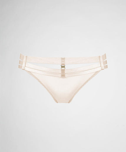 Bordelle Art Deco Multi Strap Thong Ivory - Pleasurements