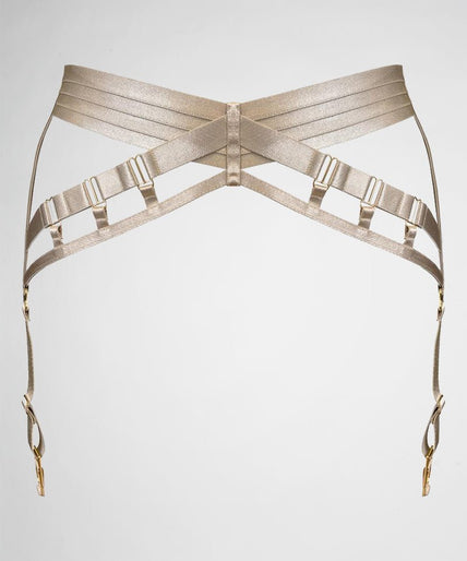 Bordelle Panel Suspender Caramel - Pleasurements