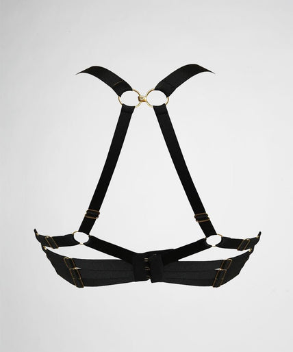 Bordelle Push - up Bra Black - Pleasurements