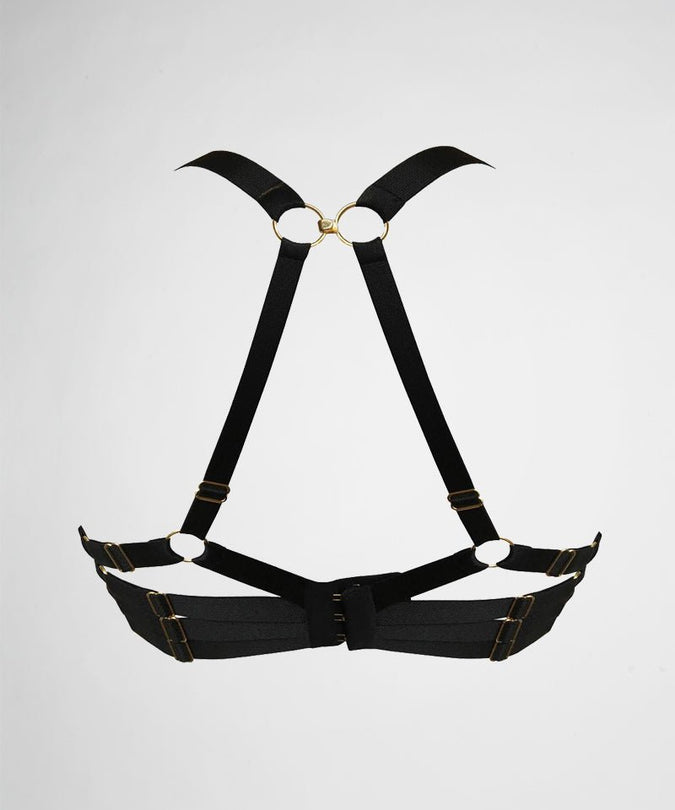 Bordelle Push - up Bra Black - Pleasurements